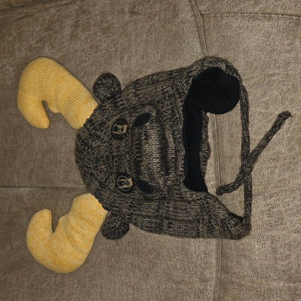 Moose with Anlters Youth Hat - Picture 1 of 7
